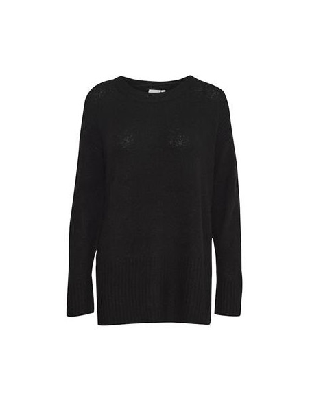 Pull KAMARA long, noir