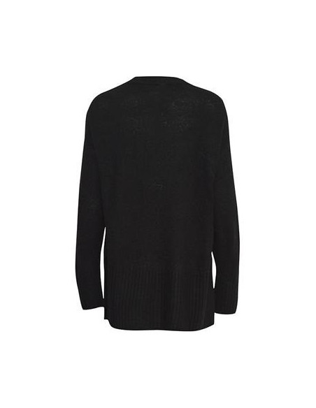Pull KAMARA long, noir