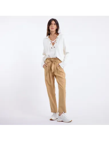 Pantalon ZOHRA, Beige