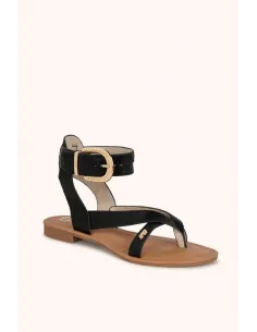 Sandales FIRMA noir metal