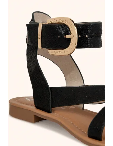 Sandales FIRMA noir metal