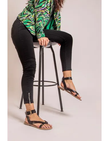 Sandales FIRMA noir metal