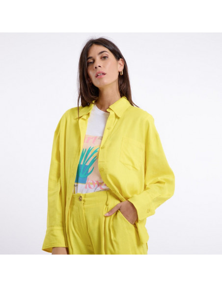 Chemise CHEINA, Jaune