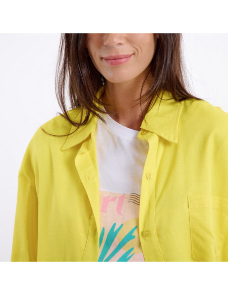 Chemise CHEINA, Jaune
