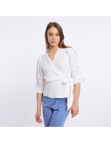 Blouse CIRINE, Blanc