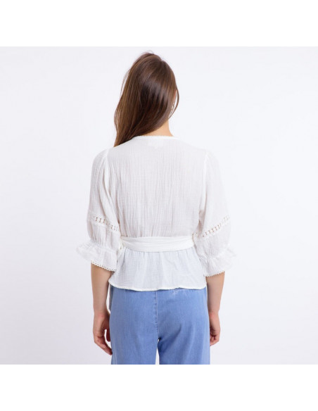 Blouse CIRINE, Blanc
