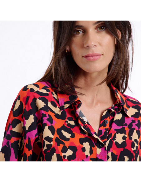 Blouse AYSU, Rouge