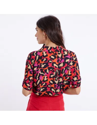Blouse AYSU, Rouge