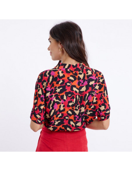 Blouse AYSU, Rouge