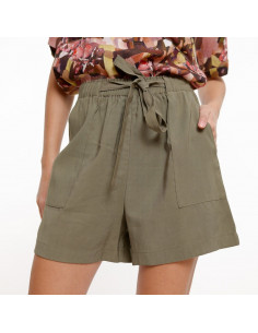 Short CHARLEEN, Kaki