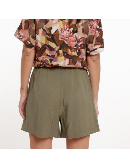 Short CHARLEEN, Kaki