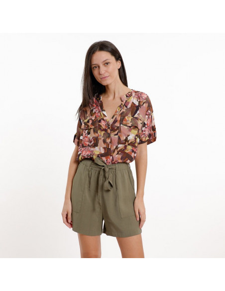 Short CHARLEEN, Kaki