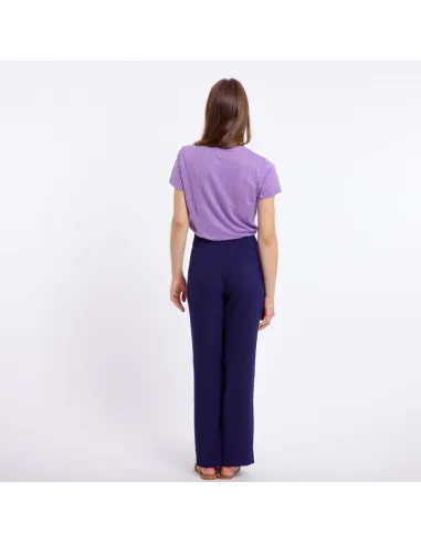 Pantalon YOUNA, bleu marine