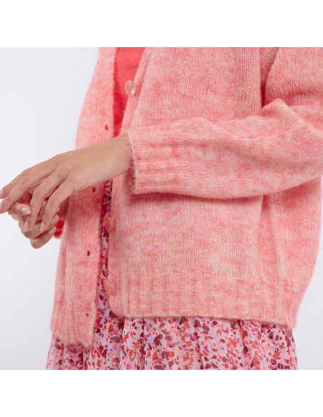 Cardigan ANNE-ELISE, rose