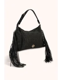 Sac INCA à franges, Noir