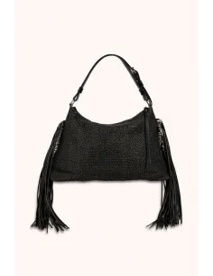 Sac INCA à franges, Noir 2