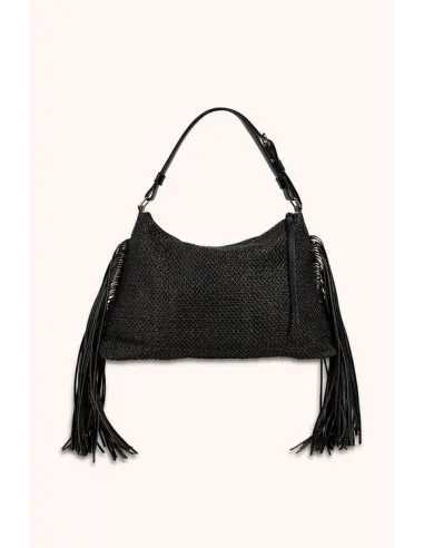 Sac INCA à franges, Noir