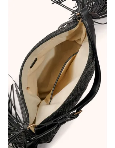 Sac INCA à franges, Noir