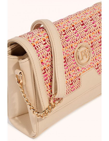Sac bandoulière EURIELLE, Rose