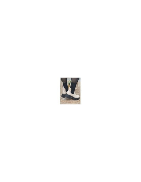 Bottines GERMAINE craie