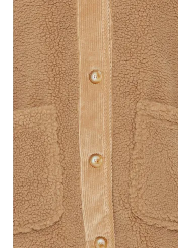 Veste polaire COTTY Marron