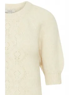 Pull OKSANA SHORT SLEEVE Blanc 2