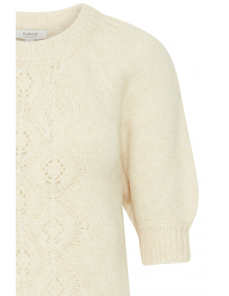 Pull OKSANA SHORT SLEEVE Blanc