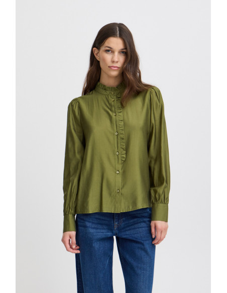 Chemise KARLANI, kaki