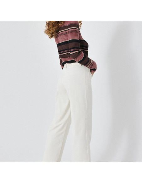 Pantalon ILENE, Cream
