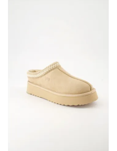 Chaussons JUSTA Beige Glitter