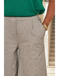 Pantalon GINA Chevron Beige 2