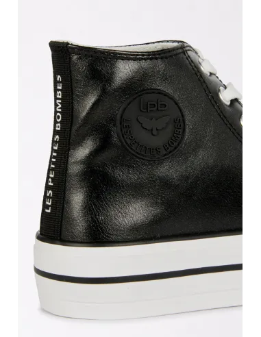 Baskets EMMY noir métal