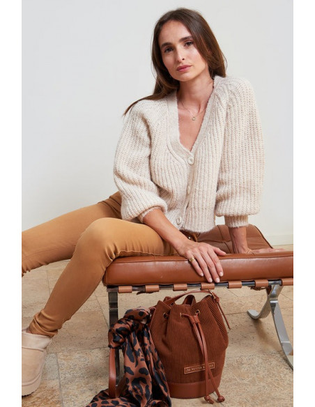 Gilet JOFFRINE Beige