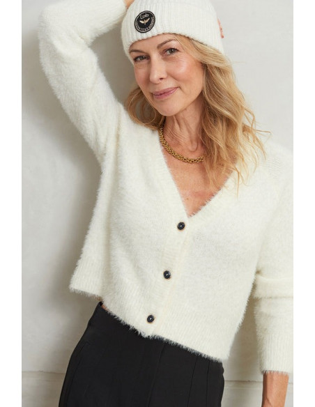 Gilet GALIANE Craie