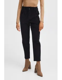 Pantalon Velours, BEBELIE ELA, Noir