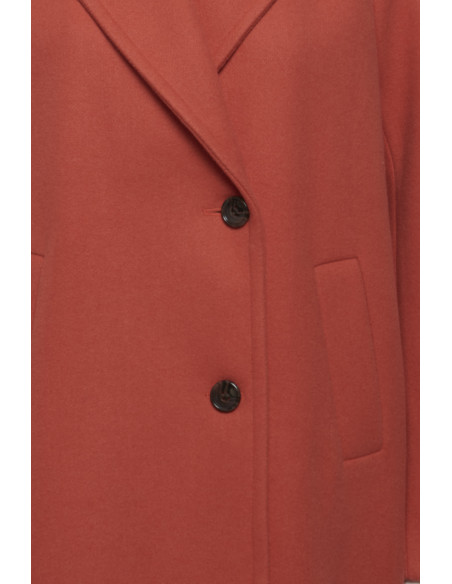 Manteau CILIA, Rouge