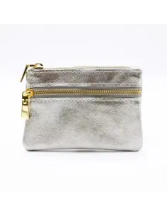 PORTE MONNAIE Irisé Silver