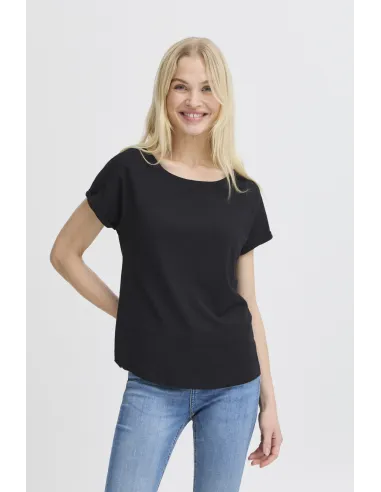 Tshirt PAMILA, Noir