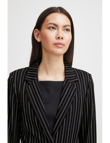 Blazer RUTI, rayé noir
