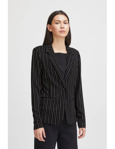 Blazer RUTI, rayé noir