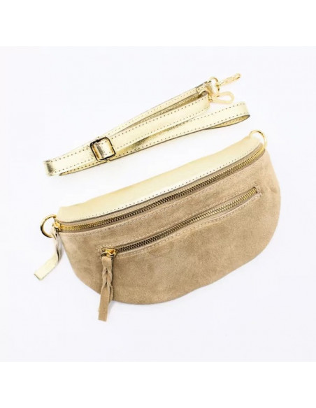 SAC BANANE, beige