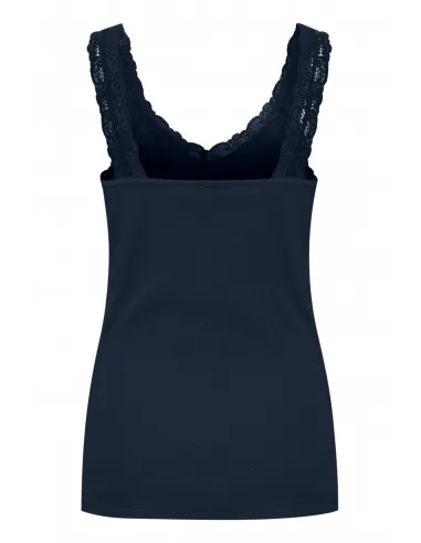 Top PALVIN LACE noir