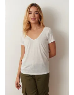 T-shirt Ariana, blanc