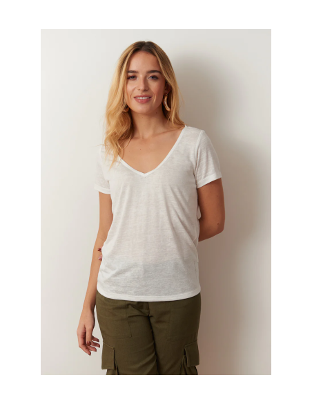 T-shirt Ariana, blanc