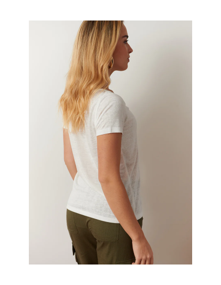 T-shirt Ariana, blanc