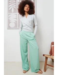 Gilet LUDIVINE, Vert d'eau