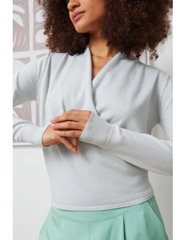 Gilet LUDIVINE, Vert d'eau