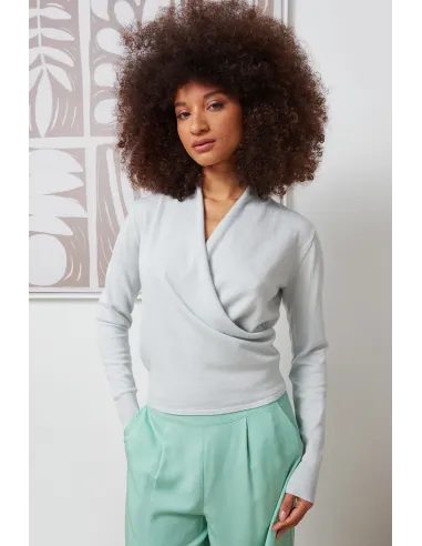 Gilet LUDIVINE, Vert d'eau