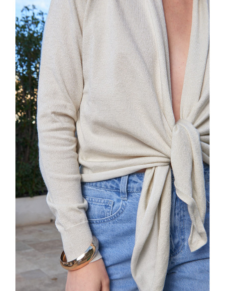 Gilet LUDIVINE, Beige