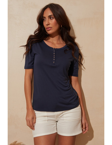 T-Shirt LAYAL, Marine